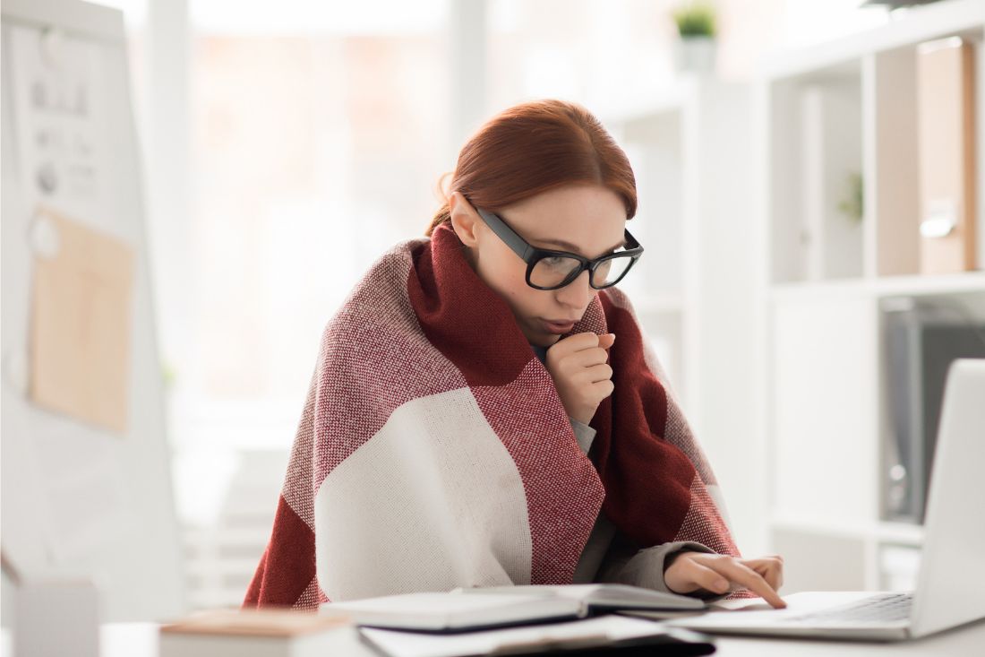 5 tips om warm te blijven tijdens het werken in een koud kantoor