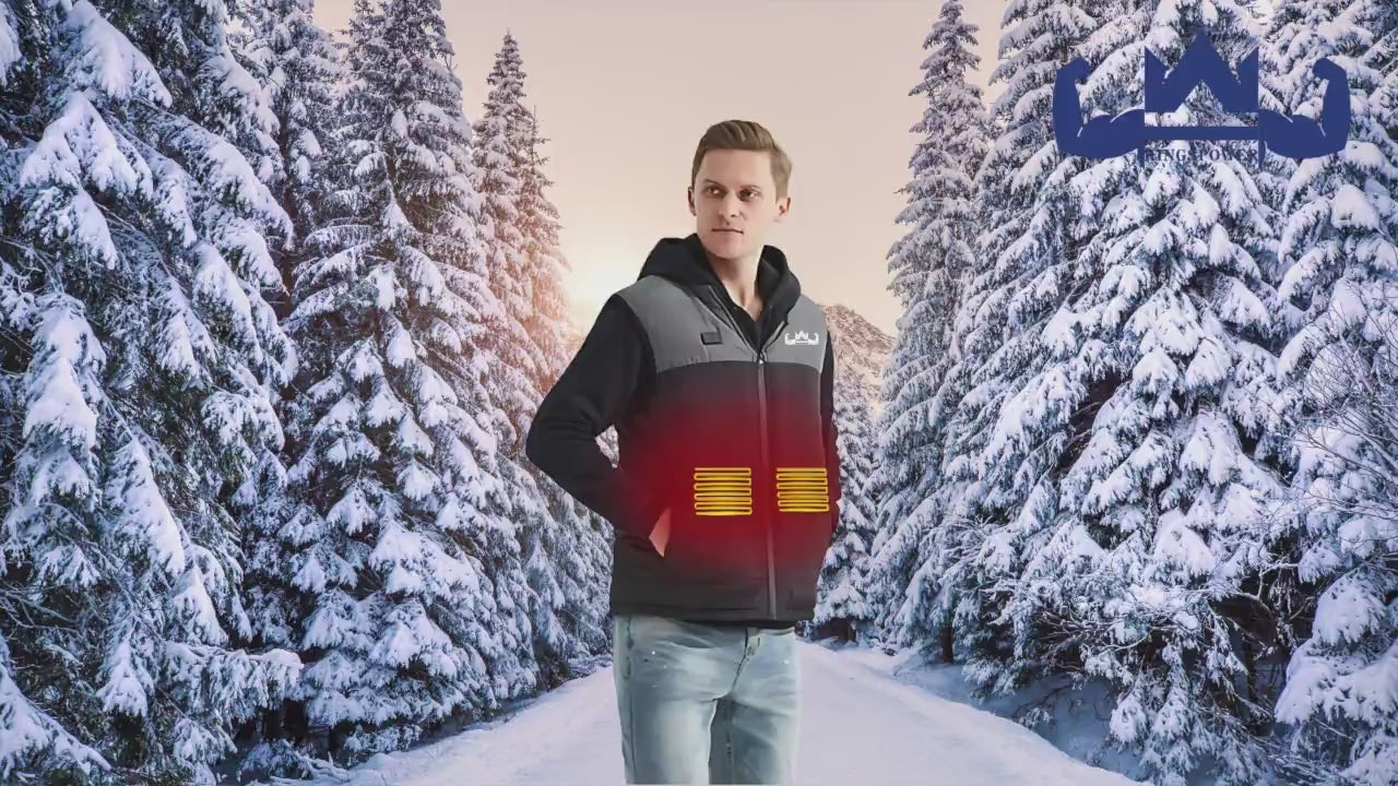 Load video: Heated body warmer with power bank