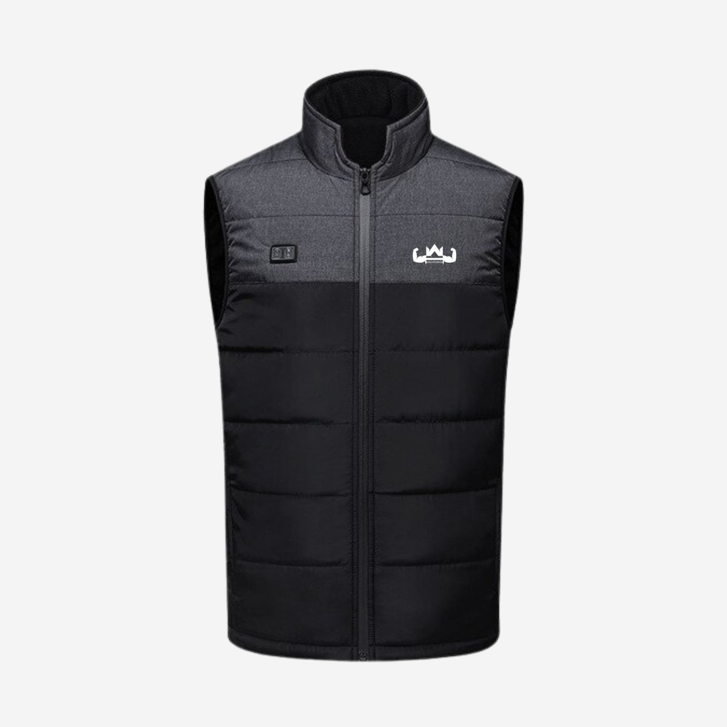 Verwarmde Bodywarmer Heren Dames. - Grijs/Zwart