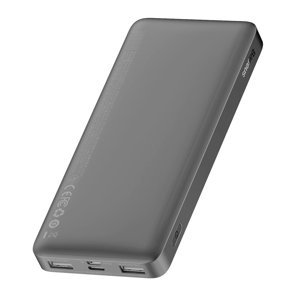 Baseus Powerbank met Dubbele USB Ingang - 10.000mAH - 5V - realkingspower